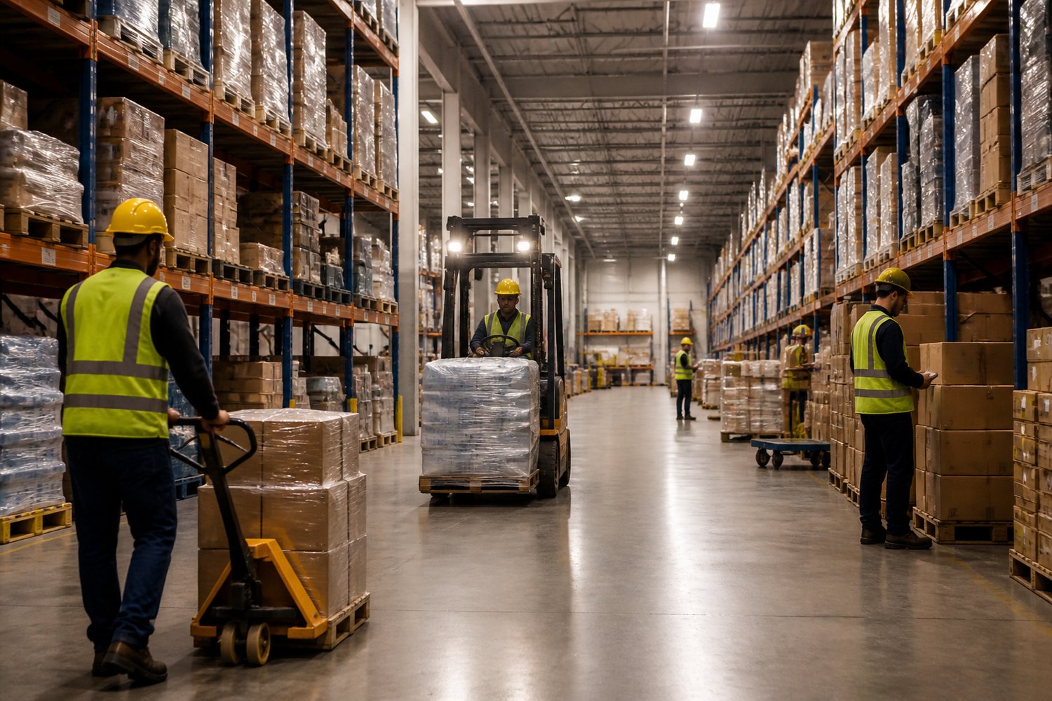 Warehouse Operations in Industrial Setting